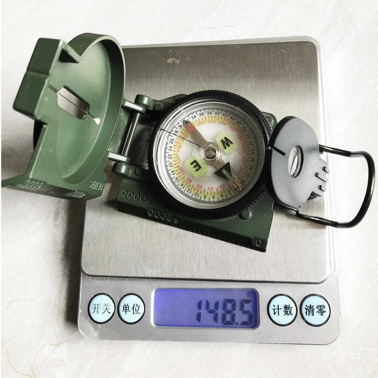 HIGHLANDER Compas Lensatic boussole pour la randonnée