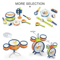 Shantou Chenghai Toy Musical Instrument for Kids Children's Play Music Game with Saxophone Piano Keyboard Guitar Drum Xylophone