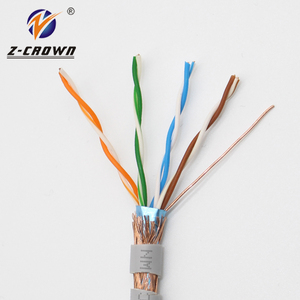 100% cobre <span class=keywords><strong>UTP</strong></span> teléfono 4x2x25 Categoría 5e FTP <span class=keywords><strong>cable</strong></span> al aire libre CAT5e cables de red - Product Image 2