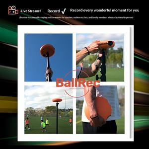 AI 4K suivi de mouvement double 180 grand angle IPX4 étanche caméra de sport de <span class=keywords><strong>but</strong></span> de Football personnalisée pour Club de Football - Product Image 5