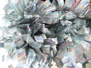 Glanzend Iriserend Metallic Zilver Cheer Pom Poms 6 \ "/8 \" Spirit Accessoires Voor Meisjes Cheerleaders En Dansteam-Evenementen - Product Image 4