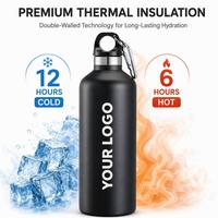 Bouteilles d'eau sportives en acier inoxydable 304 réutilisables en gros (ODM & OEM) – 500 ml avec logo personnalisé