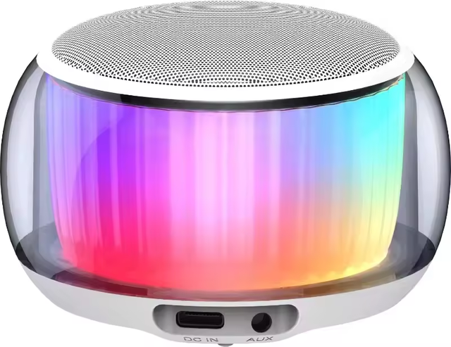 ABS Plastic 500mAh Bt Version JL 5.3 Support TF/TWS Transparent Rgb Mini Wireless Speaker Wireless Karaoke Speaker Party Speaker
