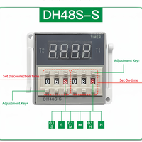 Interruptor de Relé Temporizador Digital Inteligente LED Programable con Base de Enchufe Mini, 20A AC 220V 380V, Temporizador de Ciclo Repetitivo