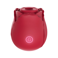 Vibromasseur en silicone pour femmes, jouet sexuel de haute qualité, en forme de rose rouge, vibromasseur pour clitoris magique, pour mamelon, nouveauté 2021
