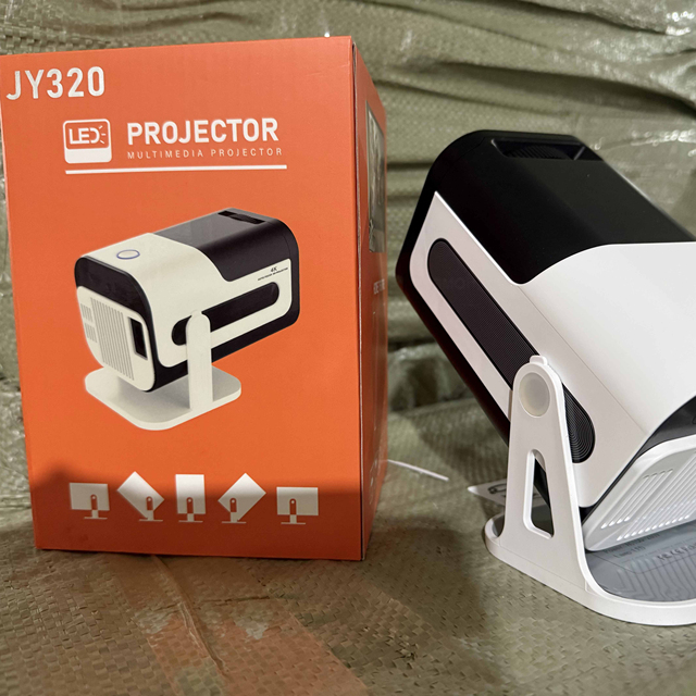 Cheap Price Smart Projector JY320 Android 13 Portable Projector 2gb 16gb HD Home Video Projector Wifi 6 Proyector
