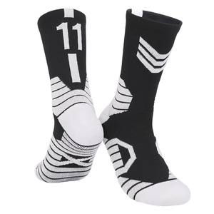 Calcetines de Baloncesto Profesionales, Calcetines Deportivos con Número Elite, Calcetines de Entrenamiento con Absorción de Sudor - Product Image 2
