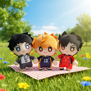 7 Diseños de Llaveros de Peluche con Luz de Anime Estilo Japonés, Hinata Shoyo, Tobio <span class=keywords><strong>Kageyama</strong></span>, Muñeco Colgante, Figura de Peluche Suave - Product Image 2