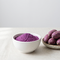 Poudre d'Igname Violette UBE Naturelle de Qualité Alimentaire en Vrac, Fourniture Privée OEM, Poudre d'Ube Violette Instantanée