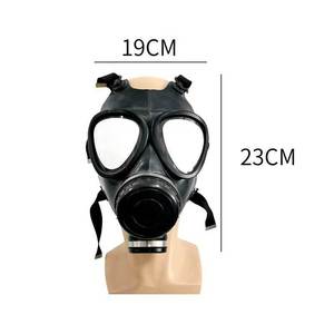 Masque de protection industriel FNJ05A, protection intégrale du visage, <span class=keywords><strong>filtre</strong></span> <span class=keywords><strong>à</strong></span> charbon actif 3 couches, réutilisable, en caoutchouc, anti-poussière - Product Image 3