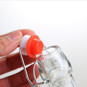 Botellas de cristal de 16 oz con tapa abatible para elaboración de cerveza, tapa abatible para té, licor de <span class=keywords><strong>Coquito</strong></span>, extracto de vainilla, Kombucha Kefir - Product Image 4