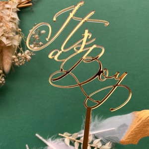 ท็อปเปอร์เค้กอะคริลิค รูปน้ำผึ้งและของหวาน ตกแต่งเค้กสำหรับเด็กผู้หญิง สำหรับงานวันเกิด ของขวัญวันเกิดครบรอบปีแรก - Product Image 2