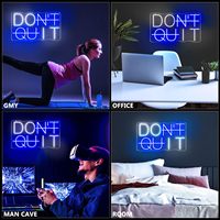 Enseigne néon LED « DO IT » pour l'auto-motivation – Signalétique professionnelle pour salle de sport, centre de fitness, bureau et décoration