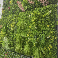 Haie de buis artificielle personnalisée 1mx1m, gazon synthétique, plante artificielle en plastique, mur végétal pour décoration intérieure et extérieure