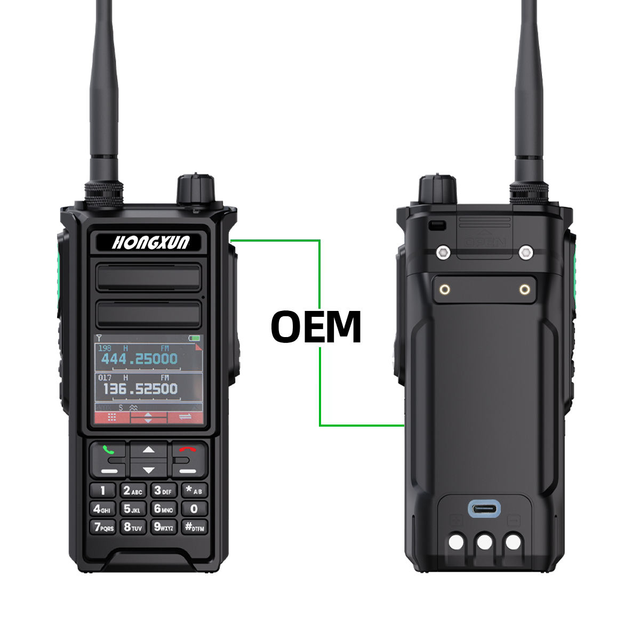HP785 HP-785 IP68 Waterproof UHF/VHF Mobile Walkie-Talkie 10W Output Power Long-Range Handheld for 2 Way Radio for Outdoor Hunt