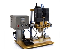 Machine de capsulage à vis électrique semi-automatique pour bouteilles en verre neuves avec 1 an de garantie-utilisation pour petites entreprises