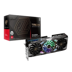 คอมพิวเตอร์ตั้งโต๊ะรุ่นใหม่ MXM PCIe 5.0 GDDR6 16GB OC พัดลมสามตัว AI Ray Tracing การ์ดจอประสิทธิภาพสูง 9070 Taichi ประสิทธิภาพสูง - Product Image 1