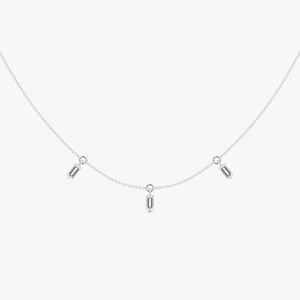 Collar con Colgante de Lujo Chapado en Rodio con Diamante Cultivado en Laboratorio con Corte Brillante Certificado por IGI en Oro Amarillo de 14K para Mujer, para Fiestas y Bodas, 5 g - Product Image 5