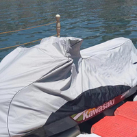 Housse de protection robuste en polyester imperméable pour bateau pneumatique et jet ski, 0,6 kg, 60-90 pouces