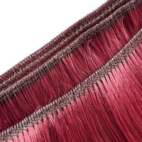 Tissage de cheveux humains vierges à cuticules intactes et alignées, construction machine, volume intense et longue durée, haute densité