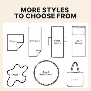 ผ้าขนหนูผ้าฝ้ายเทอร์รี่/ไมโครไฟเบอร์ออกแบบได้ตามต้องการพร้อมโลโก้ฤดูร้อนผ้าขนหนูชายหาดสำหรับใช้ในยิมเล่นกีฬา - Product Image 2