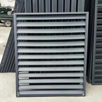 Pagar Aluminium Modern Berlapis Bubuk 6ft untuk Villa Hunian