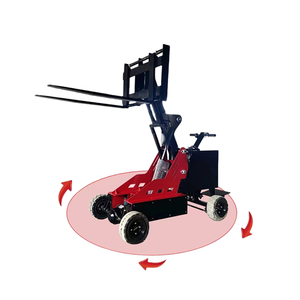 Chargeur télescopique tout-terrain 600 kg, mini chariot élévateur télécommandé pour extérieur - Product Image 2