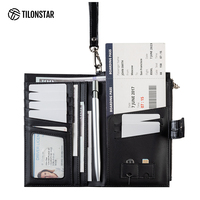 Porte-passeport personnalisé avec logo, blocage RFID, en cuir microfibre imitation crocodile, étui de voyage pour passeport, cadeau d'affaires