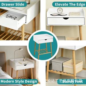 Bedside table floor shelf, small apartment <b>bedroom</b> creative <b>storage</b> simple mini <b>cabinet</b> - Product Image 2