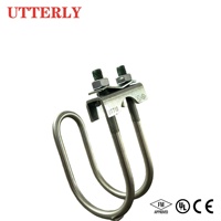 FM UL Collier de suspension pour tuyau en U de sprinkler, collier de fixation rapide pour conduit pivotant / collier de renforcement antichoc pour montante, pour la protection incendie des conduites