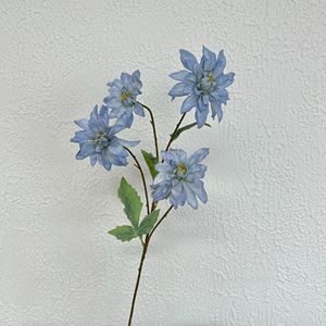 Tessuto di seta blu fiori artificiali rose e tulipani per matrimoni casa salotti e alberghi - Product Image 3