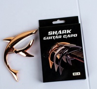 Capo de Guitare Shark Direct Usine : Design Tendance pour Guitare Acoustique et Électrique, Pince de Mise à Tension pour Ukulélé, Basse, Violon, Banjo