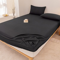 Parure de lit 3 pièces en polyester tricoté écologique, style américain, pour Halloween, avec drap-housse, 200 fils au pouce carré, 40