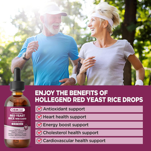 Gotas Líquidas <span class=keywords><strong>de</strong></span> <span class=keywords><strong>Arroz</strong></span> Rojo Fermentado Liposomal con CoQ10 1200mg, Suplemento <span class=keywords><strong>de</strong></span> Extracto <span class=keywords><strong>de</strong></span> <span class=keywords><strong>Arroz</strong></span> Rojo Fermentado para el <span class=keywords><strong>Colesterol</strong></span> con Bergamota Cítrica - Product Image 5