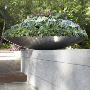 Jardinières surélevées d'extérieur en acier Corten, grands bacs à plantes, pots de fleurs - Product Image 6