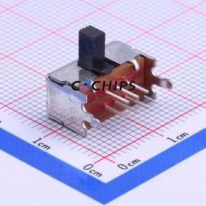 SSSF121900 Slide Switch Through hole Component (THT) Switch Double Pole Double Throw Rectangle Pin Header PC Pin 13mm - Product Image 1