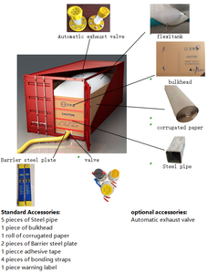 16000-24000 lít 20ft container flexitank flexbags cho mật đường giao thông vận tải - Product Image 2