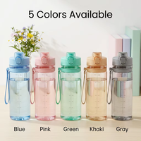 Bouteille d'eau personnalisable avec logo, 800 ml, sans BPA, en Tritan, avec paille rabattable, anti-fuite, design minimaliste, unisexe, pour la randonnée, compatible eau bouillante