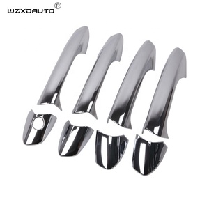 Accessoires de poignée de porte de voiture en fibre de carbone couleur chrome WZXD pour Mercedes Gla - Product Image 3