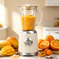 Nouveau design, mixeur électrique en verre, mixeur portable pour smoothies, mixeur alimentaire multifonction haute vitesse pour la cuisine à domicile