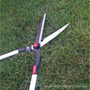 Sécateur télescopique en acier au carbone de Taïwan, 45-60 cm, tête droite, revêtement en téflon noir, outil de jardinage - Product Image 3