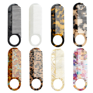 Nuevo Peine Pequeño de Ácido Acético con Orificios, Antiestático, Multifuncional y Portátil para Hombres y Mujeres - Product Image 1