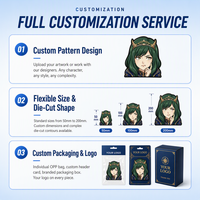 Oferta Especial: Adhesivos Holográficos 3D para Autos, Personalizables con Logotipos de Anime, para Eventos Promocionales y Regalos Empresariales