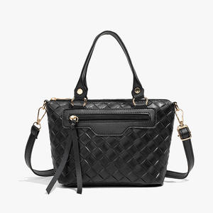 Women's Fashion-Forward Casual Crossbody Shoulder <b>Bag</b> PU Woven Embossed Bucket <b>Mini</b> Messenger Style for Dates - Product Image 5