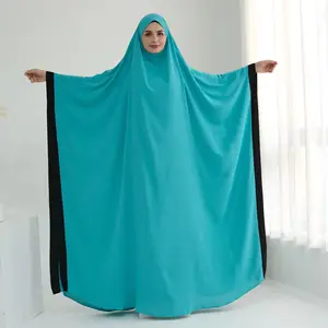 Alta calidad Abaya Modest Jilbab para niña vestido musulmán de una pieza de longitud completa Burqa Jilbab oración
