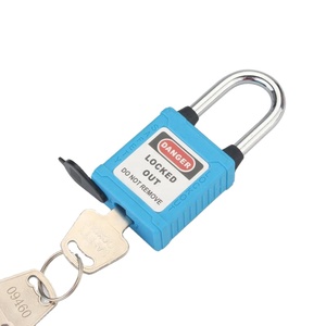 <span class=keywords><strong>Cadenas</strong></span> de sécurité LOTO industriel à clé maîtresse, 38 mm, personnalisé, avec base anti-poussière, <span class=keywords><strong>prix</strong></span> usine - Product Image 1