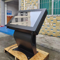 Totem numérique extérieur sur pied K, écran LCD 49/55/65 pouces IP65 avec fonction tactile IR