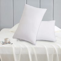 Coussin d'hôtel en coton doux et ferme, taille personnalisée, blanc, insert de coussin d'hôtel, coussin d'hôtel de qualité supérieure pour la maison
