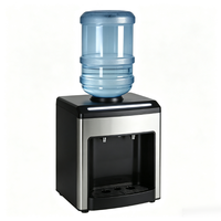 Distributeur de glaçons en forme de balle 22kg/24h, machine à glaçons automatique de comptoir R134a avec contrôle par écran tactile, pour eau du robinet/bouteille, détection de niveau de glace plein