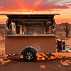 Restaurant Quality Waffle Heavy Duty Gelato Food Truck Full Kitchen Coffee <b>Trailer</b> - Product Image 3